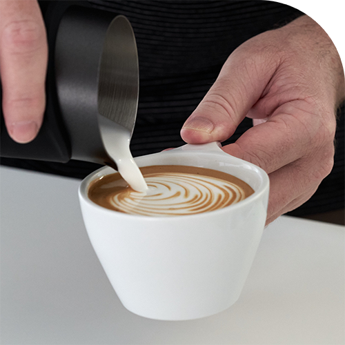 Flowtip milk jug, handleless, black