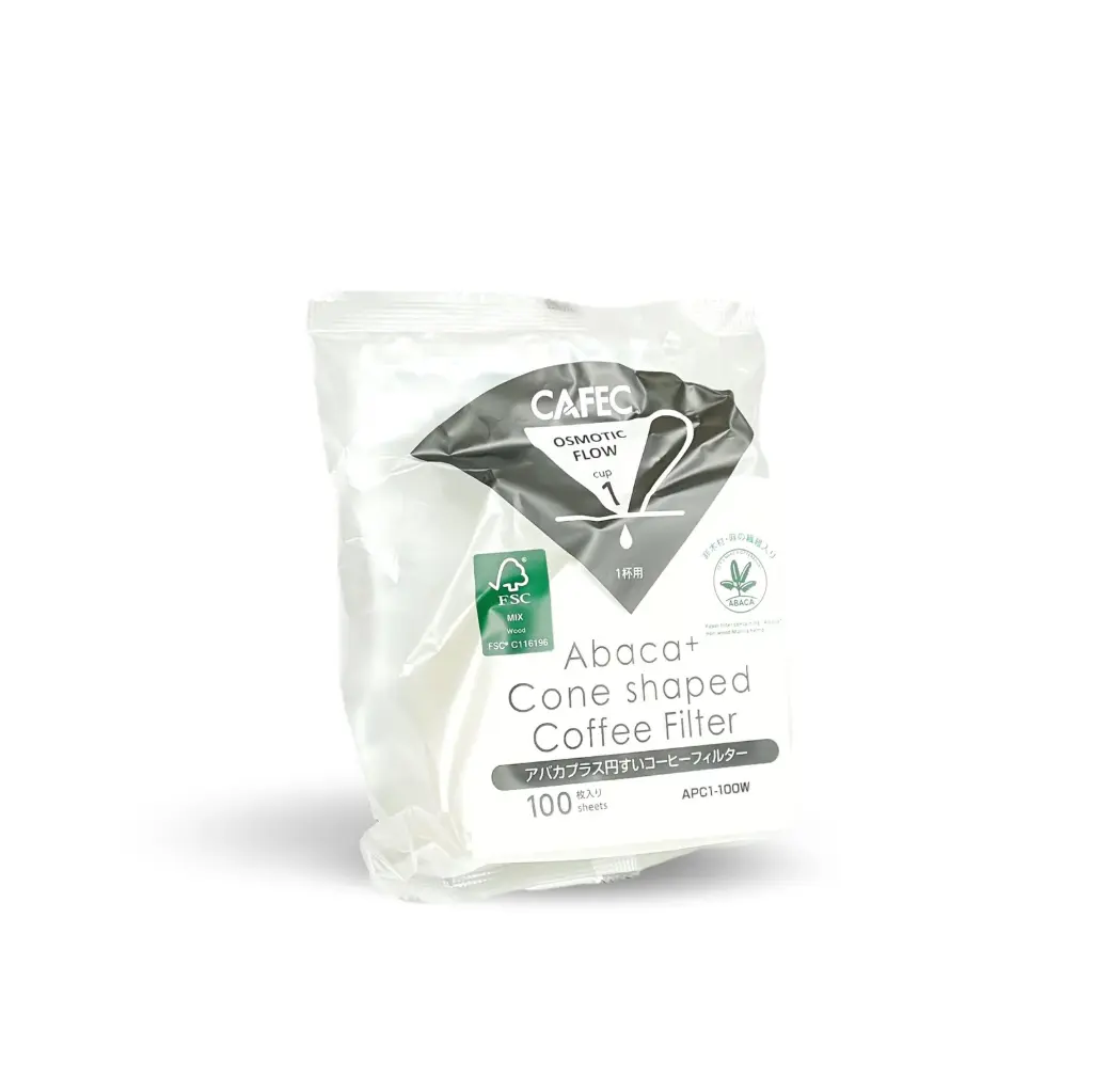 Cafec ABACA+ Koffiefilters (1 Cup)